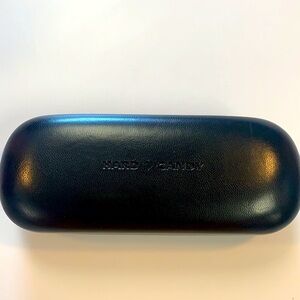 Hard ❤️ Candy black and hot pink HARD eye / sunglasses case black faux leather